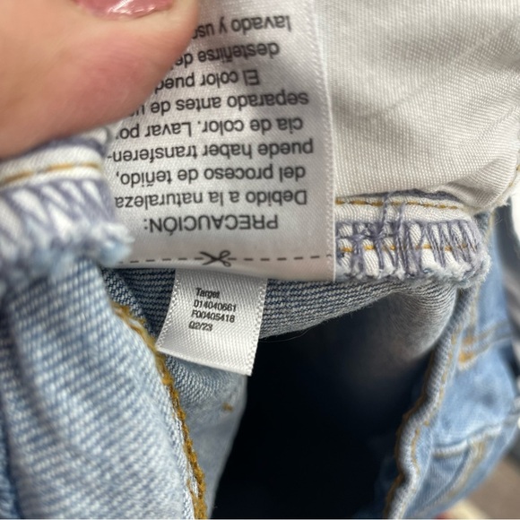 Universal Thread Denim Maxi Skirt High Slit Medium Wash Women’s Size 12 - Picture 9 of 9